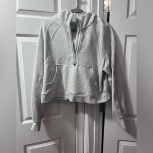 Lulu cropped scuba pullover